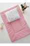 Floral Patterned Baby Diaper Set with Blanket - Cushion, Baby Pillow, Newborn, Crib - 3