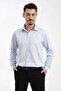 Yi̇ği̇tteki̇n Men's Shirt with Satin Stitching Detail - 5