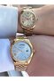 Couple Watch Women Men Calendar and Day 30Mt Water Resistant Steel Band Men's Wristwatch Efc.13 - 2