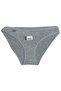 Tutku 6-Pack Women's Elastane Cotton Combed Cotton Plain Bikini Slip Panties S - m -L 715 Gray - 3