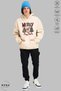 Unisex Hoodie Christmas Deer Merry Christmas Printed Hooded Oversize Embroidered Sweatshirt - 3