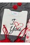 Women's Special Underwear Love You Thermal Pajamas Suit - 7