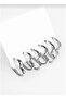 Women's 3 Size Heart Model 1.5 Cm/ 2 cm / 2.5cm Earring Set Zrk00593