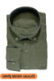 Casual Cut Plain Winter Single Pocket Khaki Men's Dad Shirt - 2