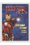 Iron Man Coloring Book (20 Full Pages) with Back Cover Poster Gift (+1 Page Sticker)