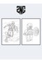Captain America Coloring Book (20 Full Pages), (+1 Page Sticker) - 4