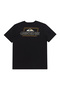 Line by Line Men's Black T-Shirt Men's T-Shirt Eqyzt07668 - 6