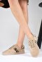 Nicole Genuine Suede Leopard Print Women's Casual Sneakers - 4