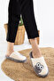 Women's Frog Figured Silent Sole Plush House Slippers - 2