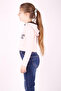 Girl's Stone Embroidered Hooded Sweatshirt - 2