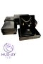 3 Pcs - Black Cardboard Jewelry Box/Necklace, Ring, Earring, Bracelet, Set of 5 Boxes/With Black Sponge Inside