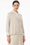 Beige Rayon Vest and Skirt Set - 2