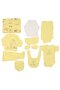 Unisex Yellow Best Friends Rabbit Patterned 10 Piece Hospital Discharge Set