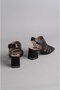 Selection 4309 Genuine Leather Heeled Women's Sandals (Heel Height: 6 cm) Black - 4