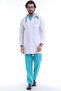 Men's Doctor Apron - Jacket Collar - 3