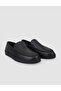 100% Genuine Leather Black Men's Loafer - 2