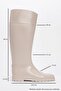 MARGE Beige Women's Rain Boots - 4