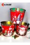 (14X16X13 cm) 3 Pieces New Year's Corn Bucket, New Year's Ice Bucket - 2