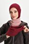 Winter Turban with Removable Visor,B-82Rb,Burgundy - 2