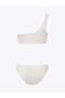 Tek Omuz Bikini Takımı - Ekru - 4