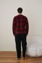 Men's Long Sleeve Fleece Winter Warm Pajamas Set NEW SEASON - 7