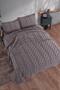 Boutique Chenille King Size Bedspread Jaqua Anthracite - 2