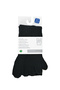 Bruges Merino Wool Prevents Fungus and Odor Toe Socks 1 Pair Pack Black - 4