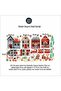 New Year Joy in Cute Town Christmas Glass Wall Door Sticker Set - 2
