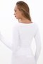 Crew Neck Stretchy Stylish Slimfit Sleeve Detailed Blouse and Top-Up Combination Short Tights Suit - 5
