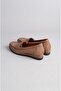 Select 0011 genuine leather wedge heel shoes (heel height: 3.5 cm) coffee - 6