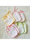 Liquid-Proof (8 Pcs) Lace-Up Baby Girl Patterned Baby Food Bib