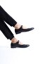 Ernila Shoes Genuine Leather Women's Hard Hat Loafer Shoes