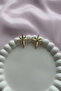 Women's Gold Polar Star Earrings - 3