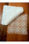 Handmade Tıg Lace Display Set Room Set 6 Pieces (20 X 20 cm) Çarkıfelek Hand Knitted Lace Napkin - 7
