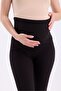 Ribbed Adjustable High Waist Stretchy Recovery Maternity Leggings - 3