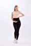 Ribbed Adjustable High Waist Stretchy Recovery Maternity Leggings - 4