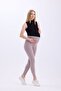 Ribbed Adjustable High Waist Stretchy Recovery Maternity Leggings - 4