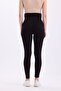 Ribbed Adjustable High Waist Stretchy Recovery Maternity Leggings - 6
