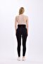 Ribbed Adjustable High Waist Stretchy Recovery Maternity Leggings - 5