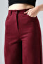 Women's Palazzo Suede Pants / Women's Wide Leg Pants - 3