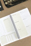 Undated Planner - with Hard and Flexible Plastic Cover - Steel Spiral - Special Series - Typewriter - 7