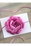 Necklace/choker Necklace/laced Satin Rose Necklace (DARK PINK) - 3