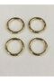 Bag Ring Round Spring Clip 2.5 Cm Set of 4 - 7