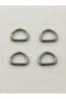 Bag Ring D Iron 2.5 Cm Set of 4 - 2