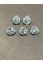 Stoned Button Triangle Button Set of 5