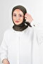 Brisa Voile Scarf Khaki Green Color - 3