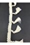 Cotton Tassel Ribbon Cream 3 Meters - 4