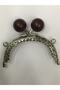 Bag and Wallet Clip Oval 20 Cm Model with Pearls