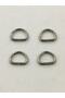Bag Ring D Iron 2.5 Cm Set of 4