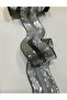 Silver Sequin Strip / 1 Meter - 7